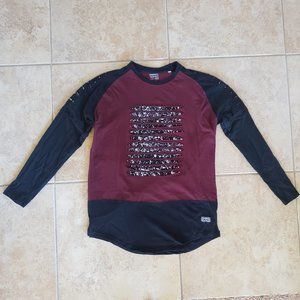 Distressed Long Sleeve Tee